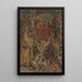 Saint Martin de Tours, der helbreder Tétrodius' tjener - Jacob Jordaens — indrammet kunstværk på væggen