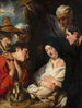 L'Adoration des bergers - Jacob Jordaens — visning af kunstværket