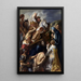 Le Portement de croix - Jacob Jordaens — indrammet kunstværk på væggen