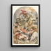 La Conversion de Saul med rytter og banner - Jacob Jordaens — indrammet kunstværk på væggen