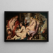 "Les filles de Cécrops trouvant l'enfant Érichthonios" af Jacob Jordaens — indrammet kunstværk på væggen
