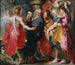 La fuite de Lot et de sa famille de Sodome - Jacob Jordaens — visning af kunstværket