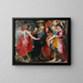 La fuite de Lot et de sa famille de Sodome - Jacob Jordaens — indrammet kunstværk på væggen