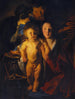 La Sainte Famille aux chandelles - Jacob Jordaens — visning af kunstværket