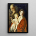 La Sainte Famille - Jacob Jordaens — indrammet kunstværk på væggen