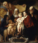 La Sainte Famille avec sainte Anne et le jeune Baptiste et ses parents - Jacob Jordaens — visning af kunstværket