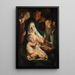 La Sainte Famille avec les bergers - Jacob Jordaens — indrammet kunstværk på væggen