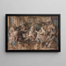 Le Roi boit - Jacob Jordaens — indrammet kunstværk på væggen