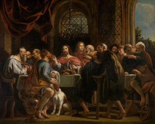 Le Dernier Souper - Jacob Jordaens — visning af kunstværket