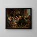 Le Dernier Souper - Jacob Jordaens — indrammet kunstværk på væggen