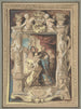 La Présentation au Temple med et projekt af en skulptureret ramme - Jacob Jordaens — visning af kunstværket