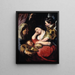 La Tentation de la Madeleine - Jacob Jordaens — indrammet kunstværk på væggen