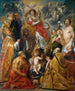 La vénération de l'Eucharistie - Jacob Jordaens — visning af kunstværket