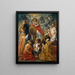 La vénération de l'Eucharistie - Jacob Jordaens — indrammet kunstværk på væggen
