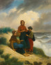 "Børnene på stranden eller fiskerens ventetid" - Jacob Joseph Eeckhout — visning af kunstværket