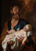 Joseph med Jesusbarnet - Jacob Leyssens — visning af kunstværket