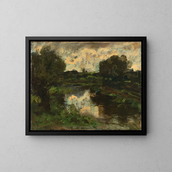 Jacob Maris - A Polder Landscape after a Thunderstorm.webp