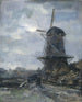 Moulin au clair de lune - Jacob Maris — visning af kunstværket