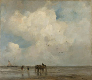 Pêche aux coquillages - Jacob Maris — visning af kunstværket