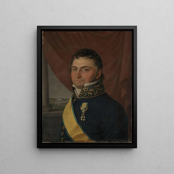 Jacob Munch - Portrait of Cabinet Minister Nicolay Johan Lohmann Krog.webp