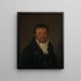 Portrait af Ole Leuthen Ring - Jacob Munch — indrammet kunstværk på væggen