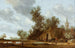 La halte à l'auberge - Jacob Salomonsz van Ruysdael — visning af kunstværket