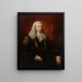 Portrait af Lord Langdale - Jacob Thompson — indrammet kunstværk på væggen