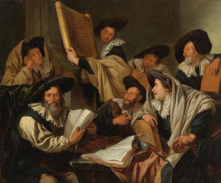 Diskussion rabbinique - Jacob Toorenvliet — visning af kunstværket