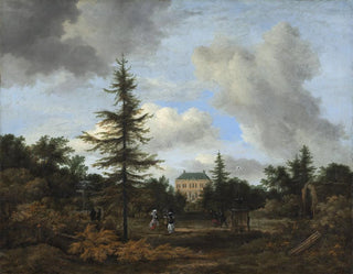 Jacob van Ruisdael - Country House in a Park.webp