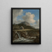 Torrent de montagne - Jacob van Ruisdael — indrammet kunstværk på væggen