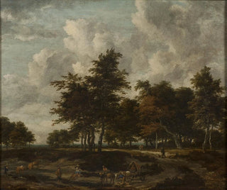 Rute gennem en skov - Jacob van Ruisdael — visning af kunstværket