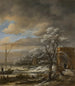 Vinterlandskab - Jacob van Ruisdael — visning af kunstværket