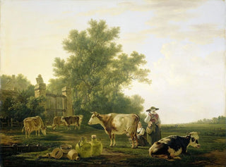 L'heure de la traite - Jacob van Strij — visning af kunstværket