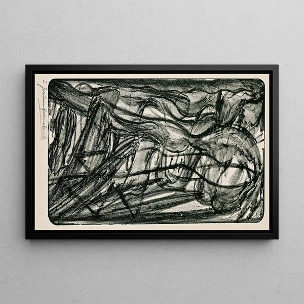 Composition I - Jacoba van Heemskerck — indrammet kunstværk på væggen