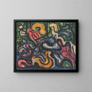 Nummer 61 - Jacoba van Heemskerck — indrammet kunstværk på væggen
