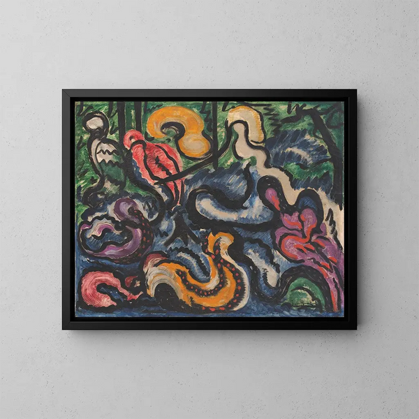 Nummer 61 - Jacoba van Heemskerck — indrammet kunstværk på væggen