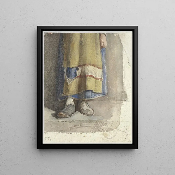Jacobus van Looy - Benen en voeten van staande vrouwelijke figuur.webp