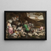 Le Voyage de Jacob - Jacopo Bassano — indrammet kunstværk på væggen