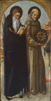 Saint Antoine Abbé og Saint Bernardin de Sienne - Jacopo Bellini — visning af kunstværket