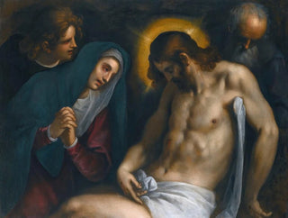 La Déposition - Jacopo Palma den Ældre — visning af kunstværket
