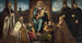 Le Doge Alvise Mocenigo og hans familie foran Jomfru med Barn - Jacopo Tintoretto — visning af kunstværket