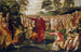 Moïse, der slår på klippen - Jacopo Tintoretto — visning af kunstværket