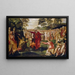 Moïse, der slår på klippen - Jacopo Tintoretto — indrammet kunstværk på væggen