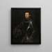 Portrait af en ung mand med skæg - Jacopo Tintoretto — indrammet kunstværk på væggen