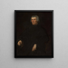 Portrait af en mand (kasus konflikt) - Jacopo Tintoretto — indrammet kunstværk på væggen