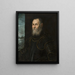 Venedig admiral portræt - Jacopo Tintoretto — indrammet kunstværk på væggen