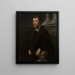 portræt af humanisten Giovanni Paolo Cornaro - Jacopo Tintoretto — indrammet kunstværk på væggen