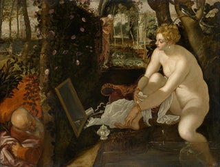 Susanne og de gamle mænd - Jacopo Tintoretto — visning af kunstværket