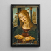 Christ Maleri med Passionens symboler - Jacopo del Sellaio — indrammet kunstværk på væggen