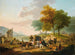 Le camp militaire en départ - Jacques-François-Joseph Swebach — visning af kunstværket